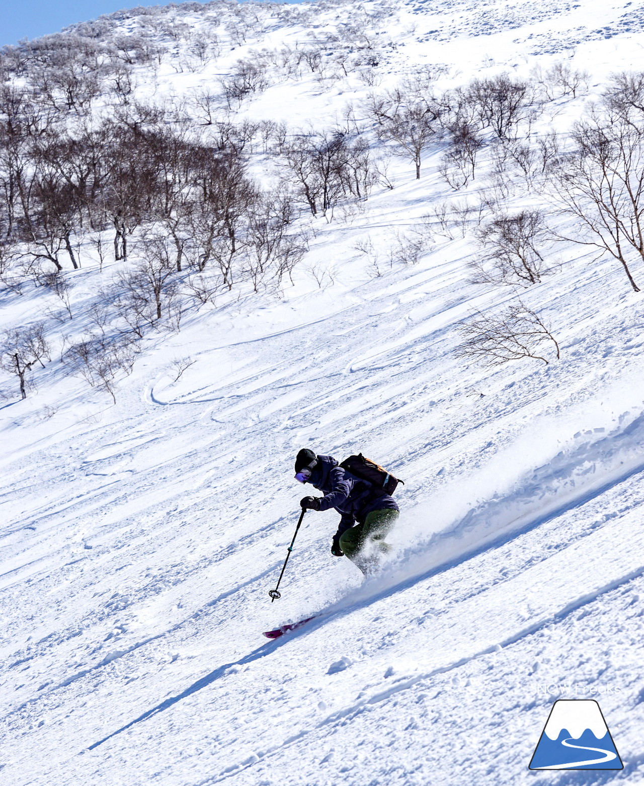 ニセコグラン・ヒラフ　もうすぐ4月。森林限界を超えると…、そこには『粉雪』が待っていました♪